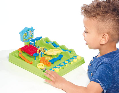 TOMY Screwball Scramble Level Up Marble Maze - Vertical Beat-The-Clock Marble Run Game - Skill & Dexterity Challenge - 1–4 Players - Ages 5+