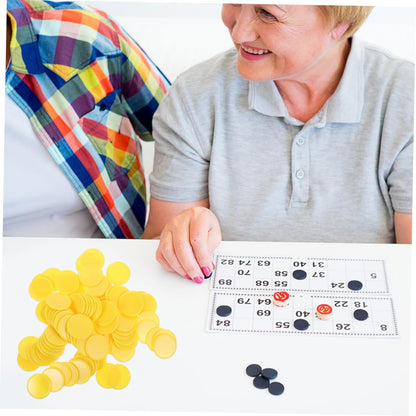 Kisangel Colorful Disc Teaching Chip Educational Board Games Math Teaching Aid Party Game Marker Learning Game