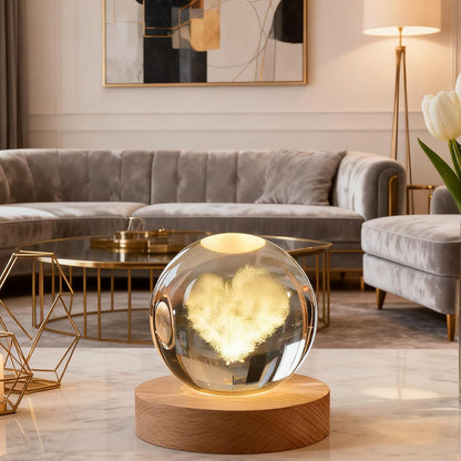 3D Solar System Crystal Ball, 2.4in Universe Gifts Decorative Quartz Glass Ball, Space Laser Engraved Model Astronomy Decor, Physics Display Sculpture Home Decor Crafts for Friends Mom Women Boys