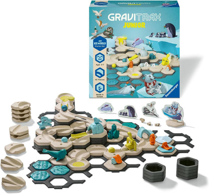 Ravensburger GraviTrax Junior Starter Set L Ice - Marble Run, STEM and Construction Toys for Kids Age 3 Years Up - Kids Gifts