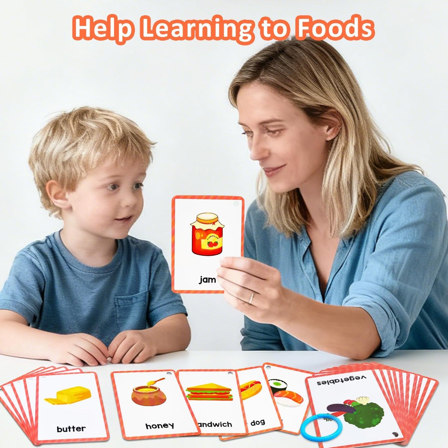 Learning Flashcards Number, 28 Different Number Educational Cards, Social Learning Card for Kids