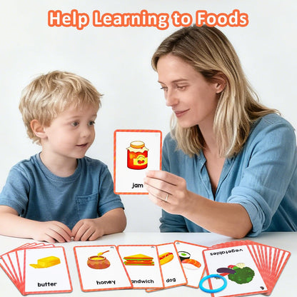Learning Flashcards Number, 28 Different Number Educational Cards, Social Learning Card for Kids