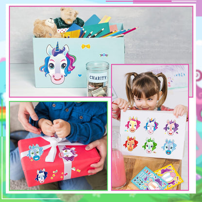 24-Sheet Make Your Own Science Sticker Kit | Microscope, DNA & Scientist Designs - Reusable Educational Decor for Classrooms & Kids Rooms