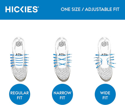 HICKIES No Tie Shoelaces – Elastic, Waterproof, Unisex Shoelaces for Adults, One Size Fits All for Sneakers & Running Shoes