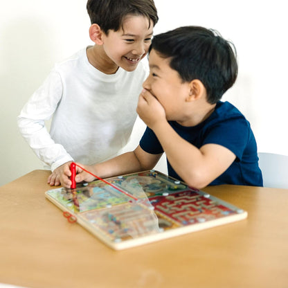 Melissa & Doug PAW Patrol Wooden 4-in-1 Magnetic Wand Maze Board - FSC Certified
