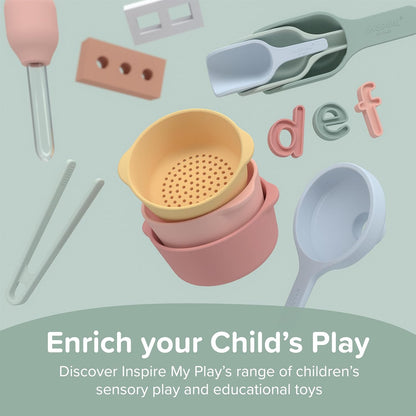 Inspire My Play Purple Sensory Bin Accessories Start Kit - Sensory Bin Toys - Messy Play Tools