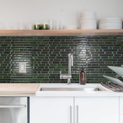 Art3d 10-Sheet Heavy-Duty Peel and Stick Backsplash, Waterproof Wall Tiles Stick on Kitchen Backsplash Living Space, Carrara Grey