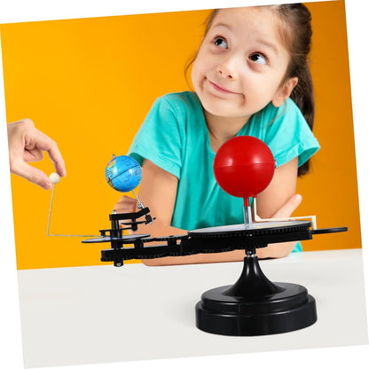 Solar System Planetarium Model Moon Earth Sun Orbital Model Scientific Educational Astronomy Teaching Tool for Toddlers Kids Children