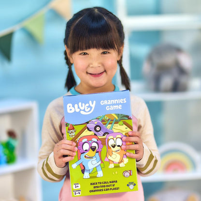 Bluey Shopping List Game, Join Bluey, Bingo, Bandit & Chilli On A Fun Supermarket Adventure, Race to Fill Your Trolley in This Fun Memory and Matching Game, for Ages 3+, 2-4 Players