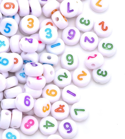 1600Pcs White and Silver Round Letter Beads A-Z, 4X7mm Acrylic Alphabet Beads for Jewelry Making