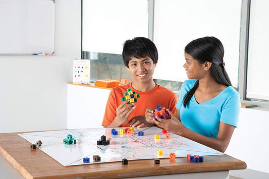 hand2mind Snap Cubes, Math Linking Cubes, Plastic Cubes, Snap Blocks, Color Sorting, Connecting Cubes, Math Manipulatives, Counting Cubes for Kids Math, Math Cubes, Math Counters (Set of 100)
