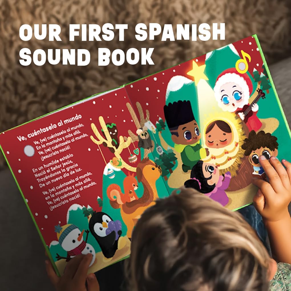 Dance with Jesus Christian Sound Books for Kids - 6 Bible Songs for Toddlers – Christian Gifts for Kids - Baby Bible for Baptism, Christening, Dedication Gifts, Sunday School, Preschool Homeschool
