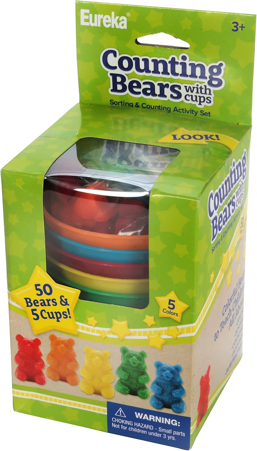 50 Counting Bears with 5 Cups