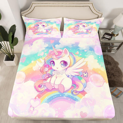 Drum Kit Fitted Sheet,Full Size Rock Music Collections Musical Instruments Theme,Soft Decorative Fabric Bedding Deep Pocket for Children Teens Young Boys Girls,with 2 Pillowcases