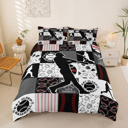 Drum Kit Duvet Cover,Kids Musical Instruments Bedding Set,Rock Music Comforter Cover for Boys Girls Room Decor,Neon Lighting Lightweight Bedspread Cover Twin Size with 1 Pillow Case(No Comforter)