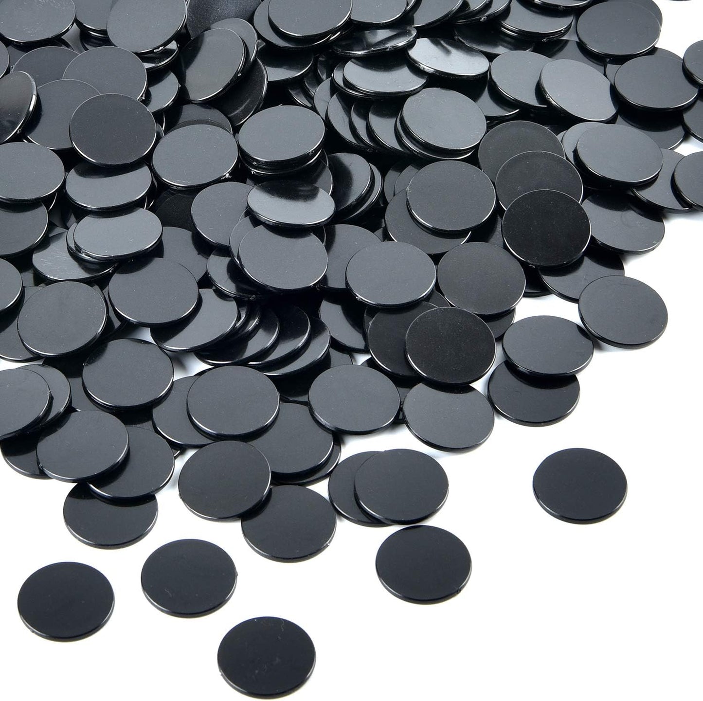 Coopay 200 Pieces 10 Colors 1-1/5 inch Plastic Learning Counters Disks Bingo Chip Counting Discs Markers for Math Practice and Poker Chips Game Tokens