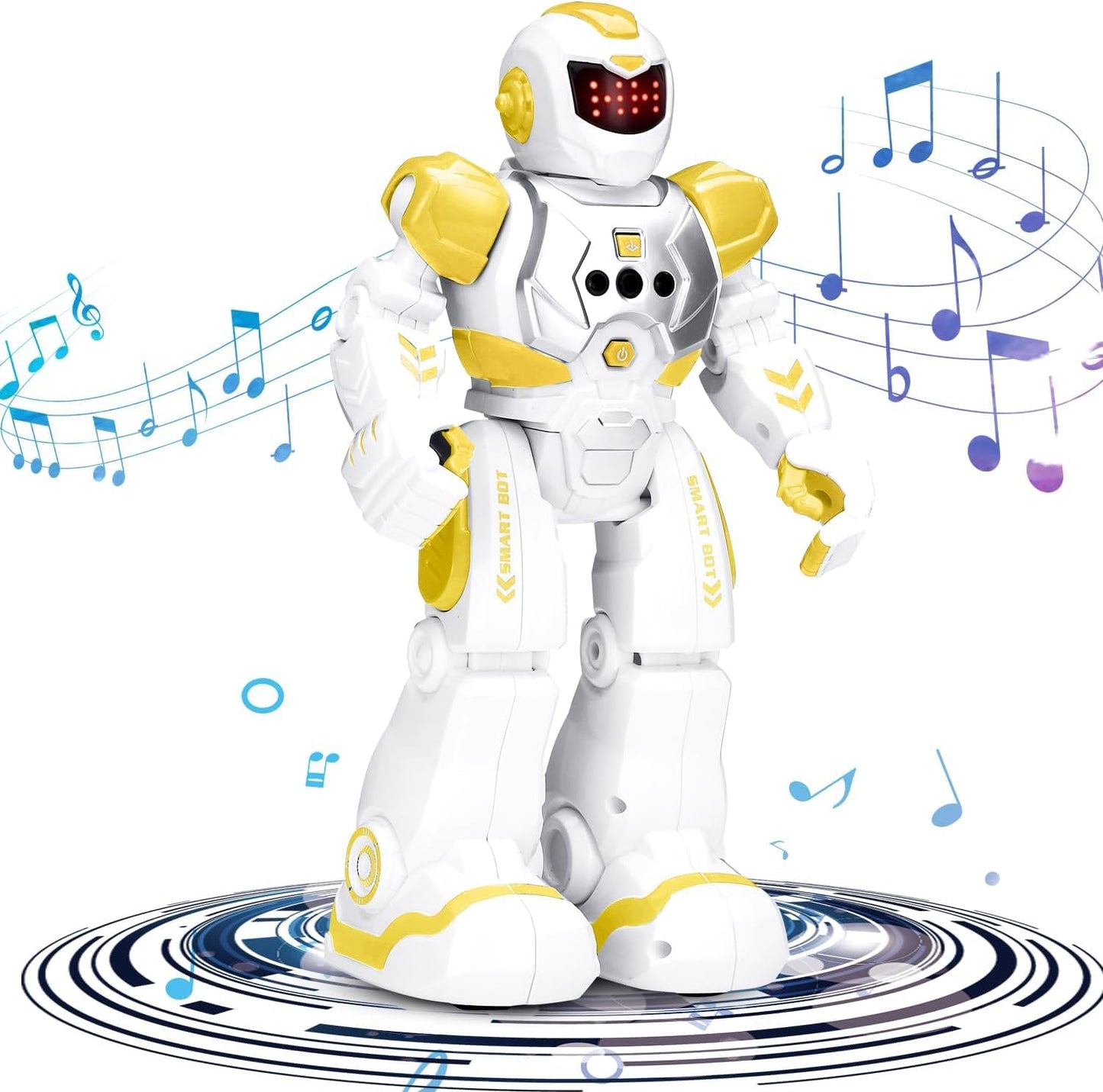KingsDragon Robots Toy for Kids, RC Gesture Sensing Toy, Interactive Walking Singing Dancing Robot Birthday Presents for Boys Girls Age 6 7 8 9 Years Old