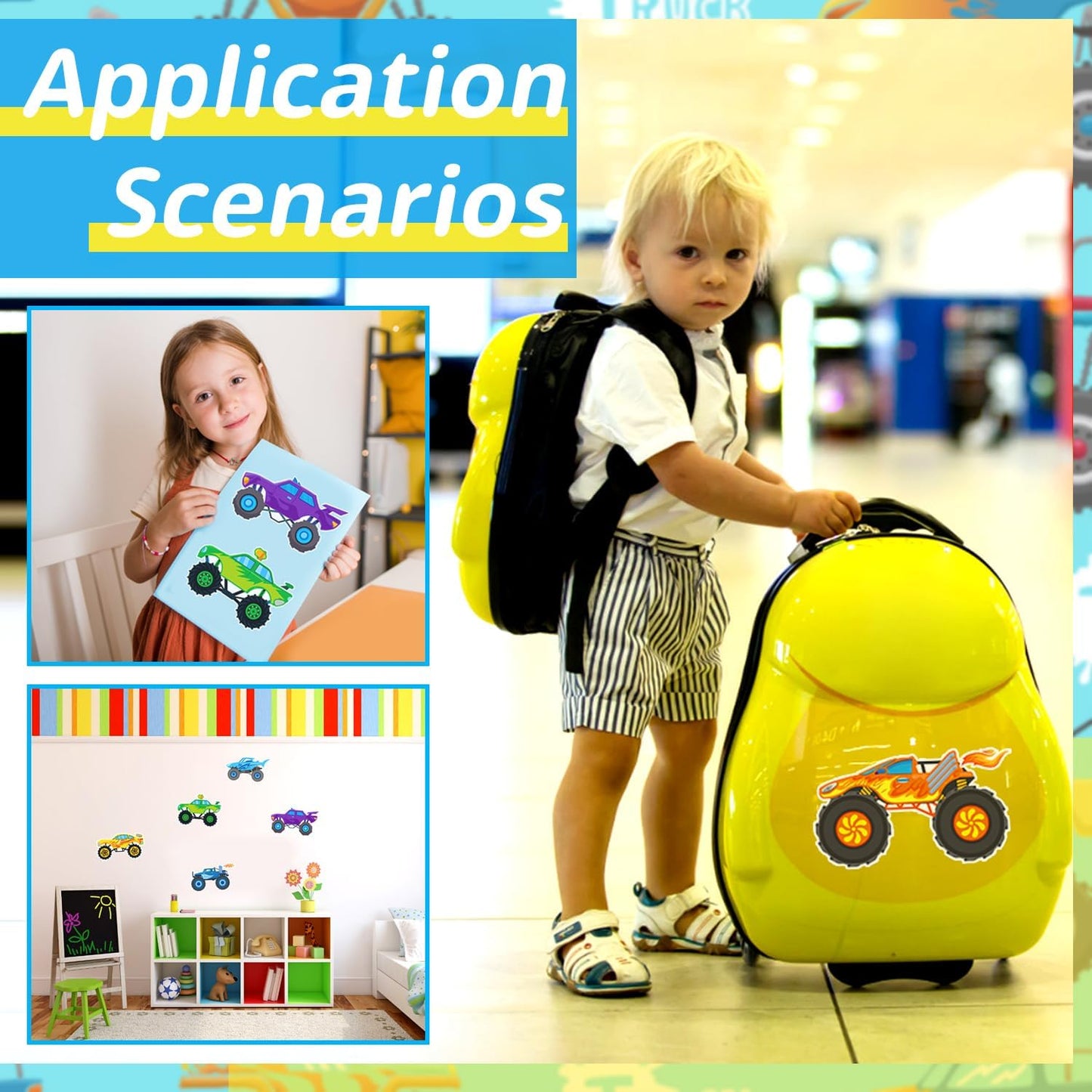24-Sheet Make Your Own Science Sticker Kit | Microscope, DNA & Scientist Designs - Reusable Educational Decor for Classrooms & Kids Rooms