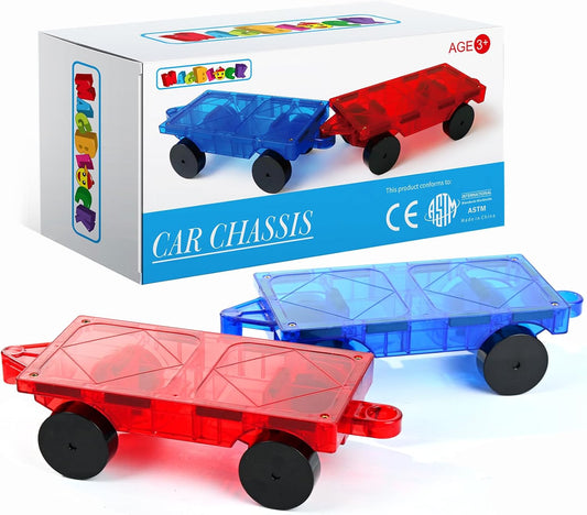 MAGBLOCK 85Pcs Marble Run Magnetic Tiles Toy Building Blocks STEM Educational Child Brain Development Kit Magnet Construction Toys for Boys Girls Kids Age 5 6 7+ Years Old