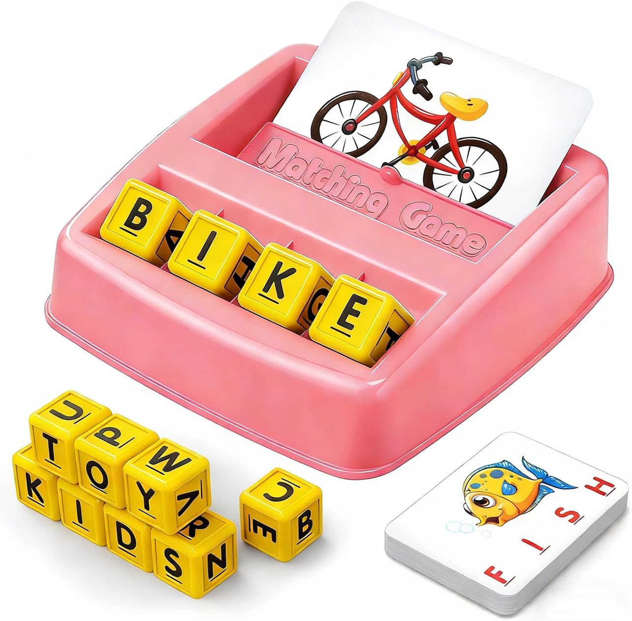 NARRIO Educational Toys for 3 4 5 Year Old Boys Gift, Matching Letter Game Preschool ABC Learning Toys for Kids Ages 4-8 Years, Christmas Birthday Gifts for 3-6 Year Old Boys Toddler Toys Age 2-4