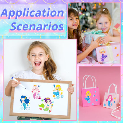 24-Sheet Make Your Own Science Sticker Kit | Microscope, DNA & Scientist Designs - Reusable Educational Decor for Classrooms & Kids Rooms