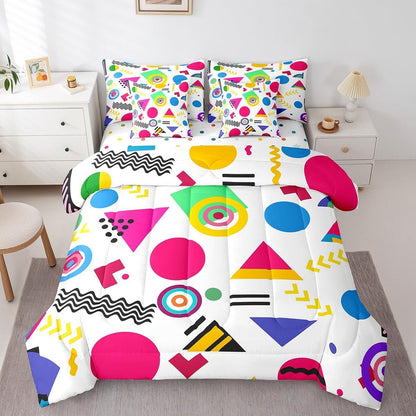 Erosebridal Chemical Equation Bed in a Bag Queen Comforter Set 7 Piece,Chemistry Bedding Sets Science Students Learning Gift Sheet Set with Comforter,Molecular Formula Education Bed Set - Colors B