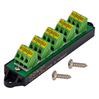 30Amp 300V 1x10 Position Terminal Block Distribution Module. OONO D-1661GP