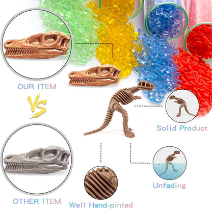 LC JoyCre Mini Dinosaur Bones for Kids Sandbox Toys - Realistic Fake Dinosaur Bones for Kids to Dig Up