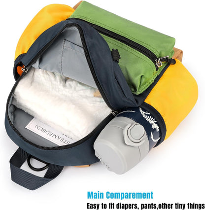 STEAMEDBUN Backpack Leash for Toddlers 1-3: Baby Backpack with Leash for Boys Girls - Anti-Lost Harness for Walking