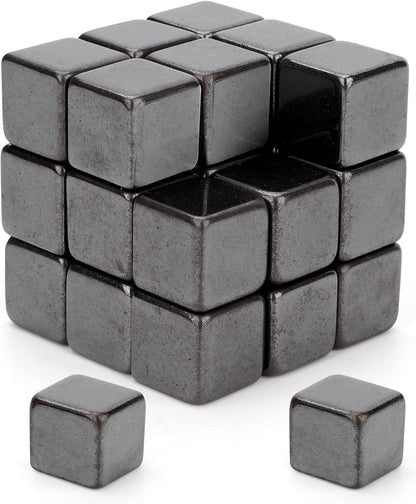 Fidget Balls Magnet Toy for Adults, Square Black Magnetic Stones, Magnet Hand Roller, Magnetic Rocks for Office, Cool Magnetic Gadget Sciencce Kit (28PCS)