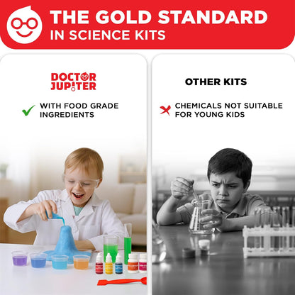 Doctor Jupiter My First Amazing Science Kit for Kids Ages 4-5-6-7-8 | STEM Toy with 100+ Experiments | Learning & Educational Projects
