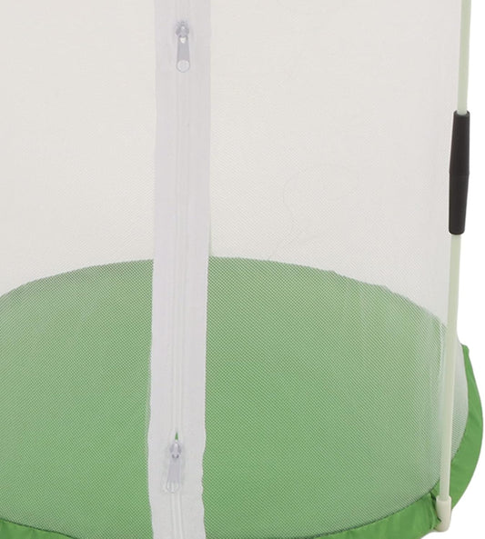Transparent Mesh Cylindrical Habitat Cage Butterfly Observation Cage with Zipper Opening Carry Handle Easy Assembly for Small Plants Science Learning