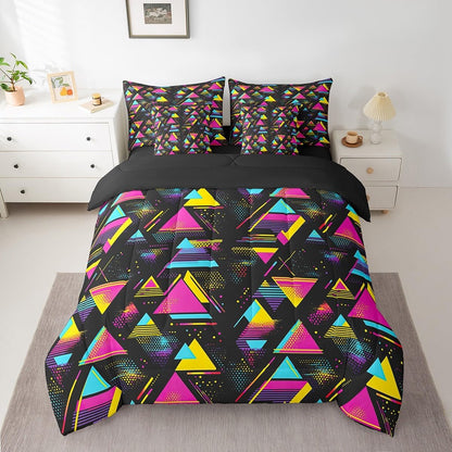 Erosebridal Chemical Equation Bed in a Bag Queen Comforter Set 7 Piece,Chemistry Bedding Sets Science Students Learning Gift Sheet Set with Comforter,Molecular Formula Education Bed Set - Colors B