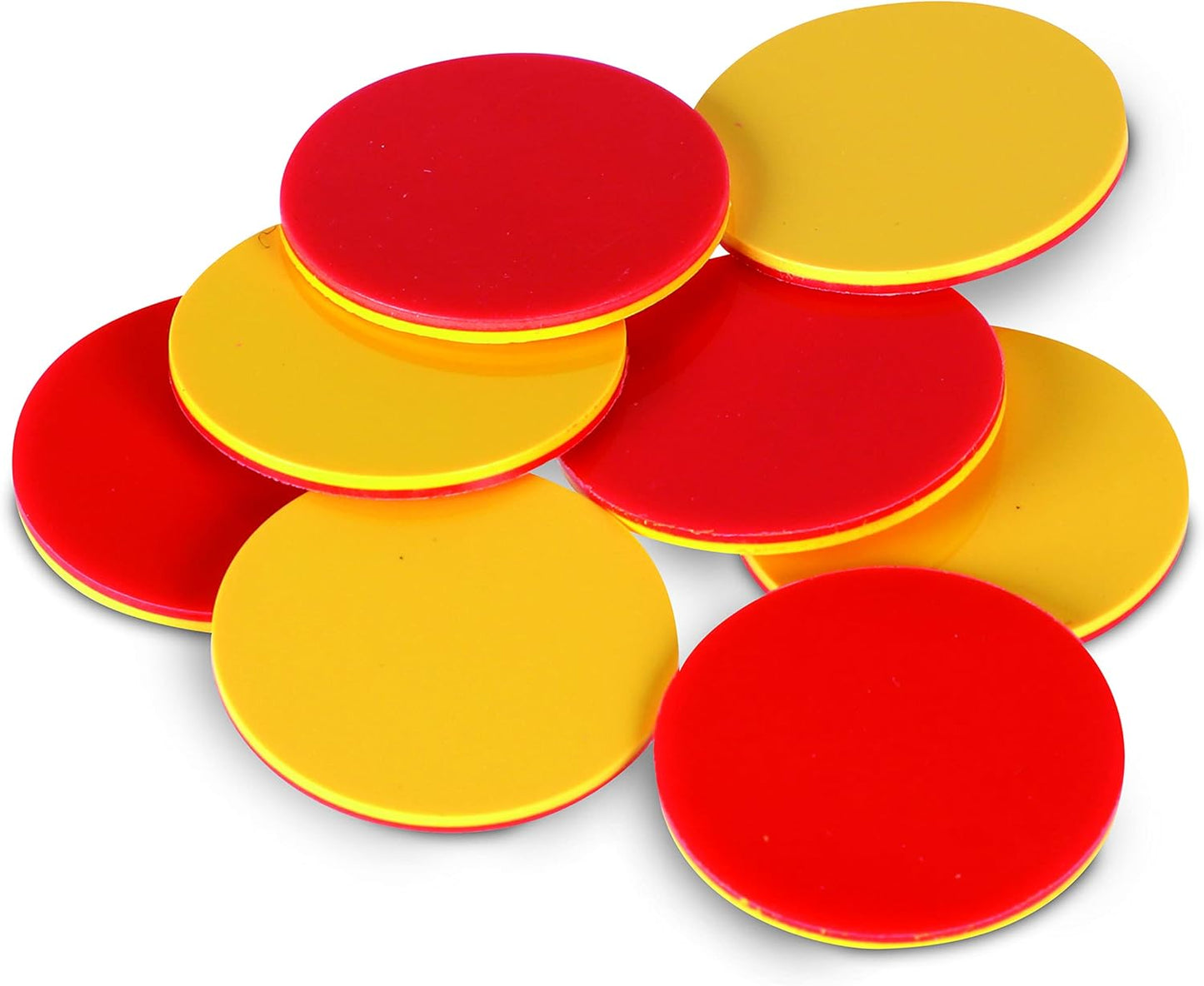 Learning Resources Two-Color Counters, Red/Yellow, Educational Counting, Sorting, and Patterning, Family Counters, Set of 200, Grades K+, Ages 5+