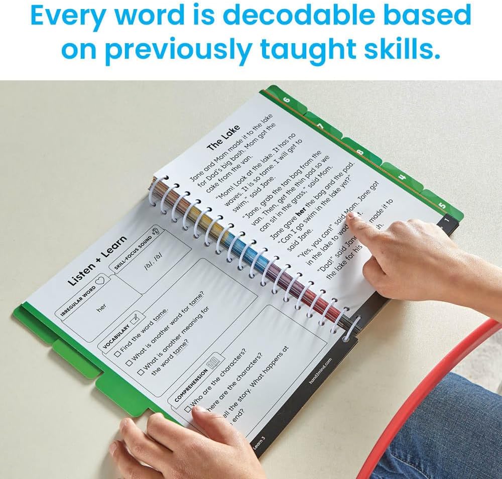 hand2mind Guided Phonics + Beyond Decodable Books Unit 2, CVC Books for Beginning Readers, Science of Reading Classroom Materials, Learn to Read Leveled Readers, Preschool Curriculum for Teachers