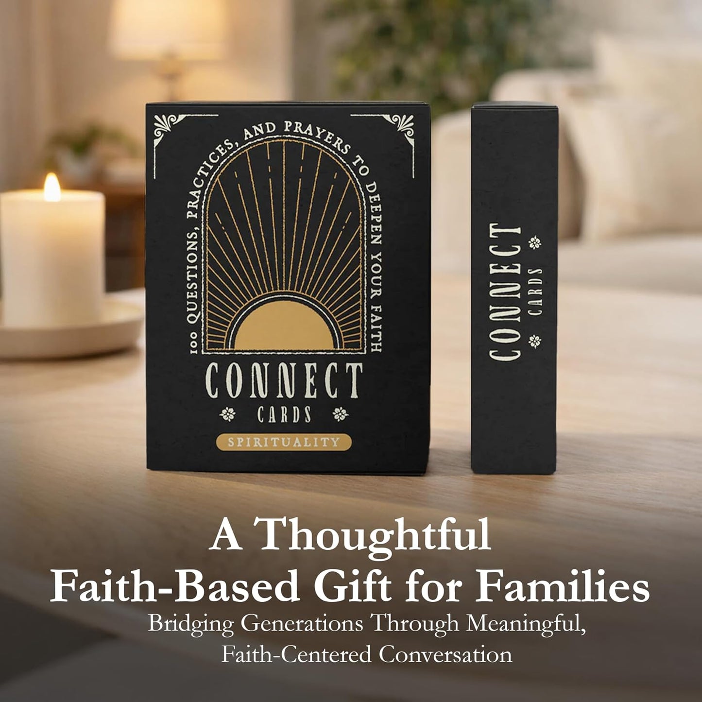 Connect Cards Family Edition - 100 Family Conversation Cards for Kids and Parents to Spark Deeper Connections & Meaningful Moments - Conversation Starters at Home, Dinner, or Travel