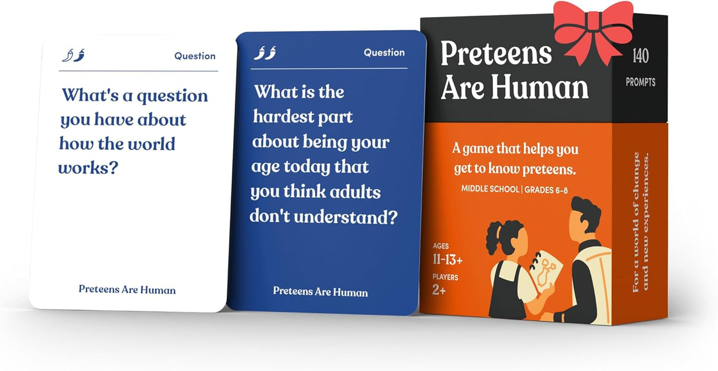 Children are Human | 140 Conversation Cards to Help Bond with Kids | Card Game for Elementary School Children | Designed by Experts for Grades 2-5 | Ages 7-10+