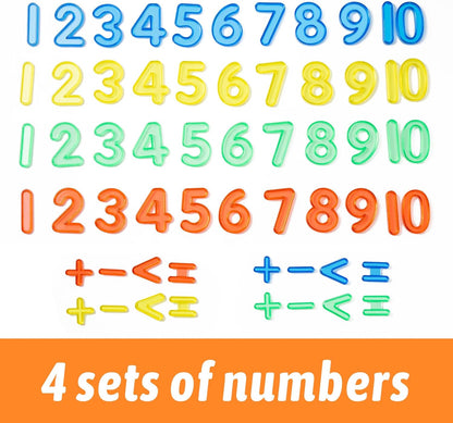 52 Pcs Plastic Capital Letters – 2 Sets of Capital Letters - Perfect Light Table Manipulatives for Early Learning and Play