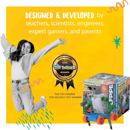 Thames & Kosmos - Rebotz: Knox - The Wacky Walking Robot - Engineering Science Kit - Educational Building Toys - Fun for Kids, Ages 6+ - 552004