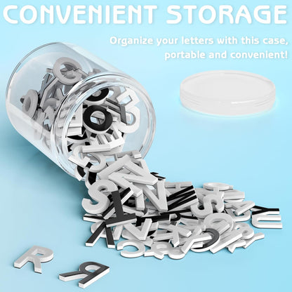 Decorative Magnetic EVA Alphabet Letters for Refrigerator/White Board (117pcs Letters Black)