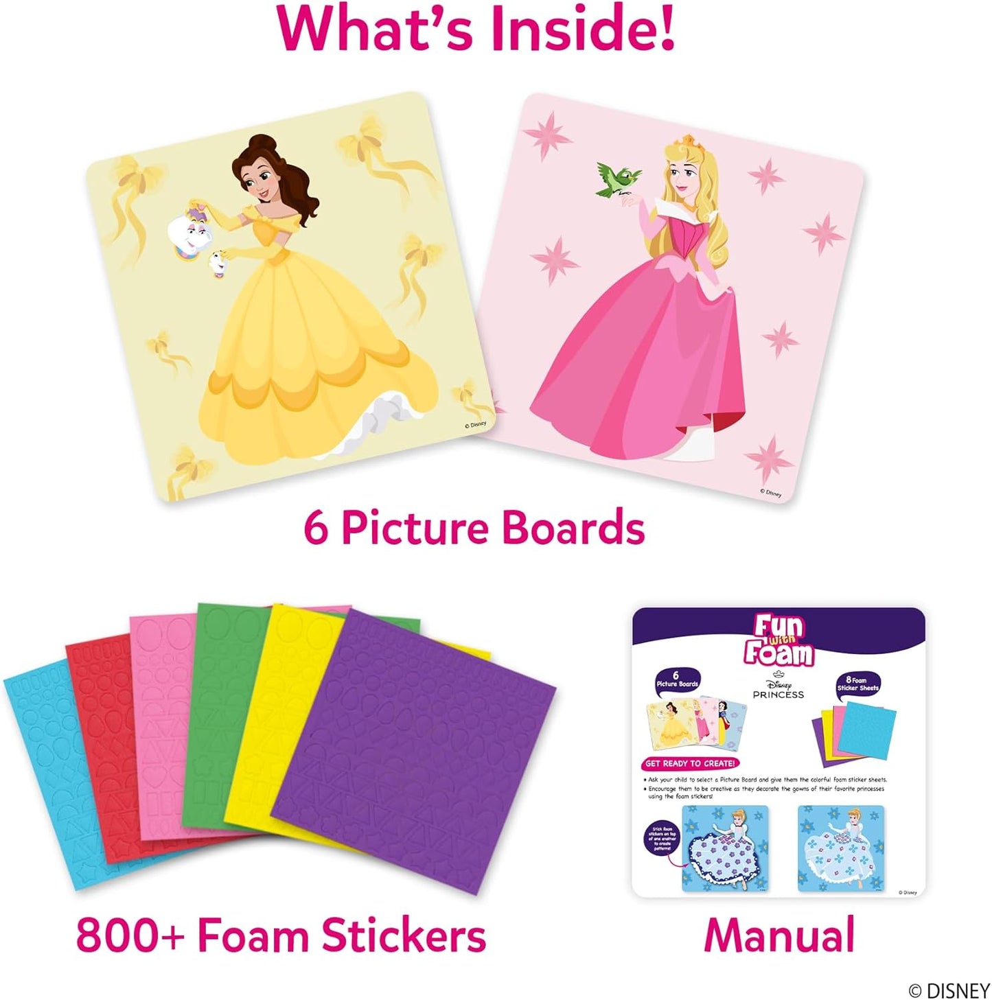 Skillmatics Foam Sticker Art Activity - Animals, Mess-Free Fun for Kids, 800+ 3D Foam Stickers, DIY Felt Craft Kits, Gifts for Boys & Girls Ages 3, 4, 5, 6, 7