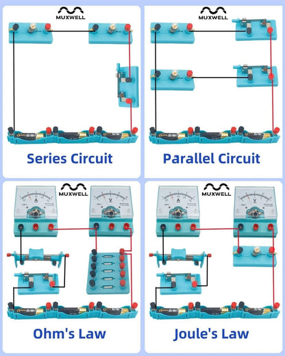 Electricity Circuit and Magnetism Experiment Kits, Electromagnetism Elementary Electronics, Various Electrical and Electromagnetic Experiments, Circuit kit