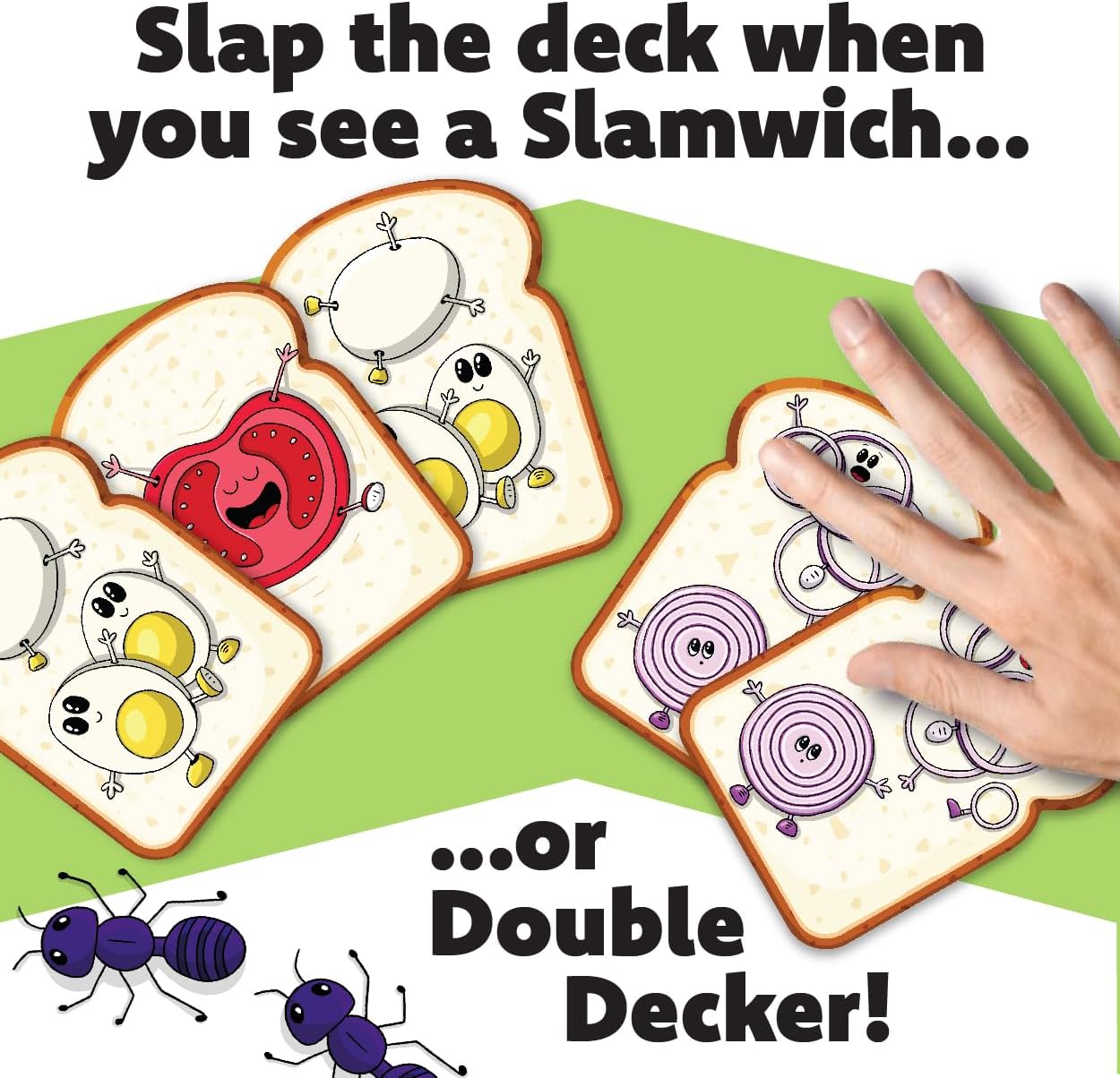 Gamewright – Slamwich – A Fast Flipping Card Game for Kids – Ages 6 and Up – Great for Family Game Night
