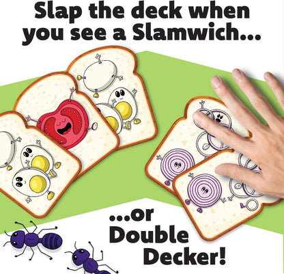 Gamewright – Slamwich – A Fast Flipping Card Game for Kids – Ages 6 and Up – Great for Family Game Night
