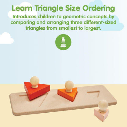 PlanToys® Sorting Boat Toy | Wooden Shape Sorter Toy for Toddlers 3+ | Montessori Educational Boat Puzzle with 6 Blocks | Develops Fine Motor Skills, Shape Matching & Problem-Solving