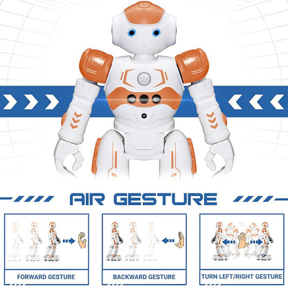 KingsDragon RC Robot Toys for Kids, Gesture & Sensing Programmable Remote Control Smart Robot for Age 3 4 5 6 7 8 Year Old Boys Girls Birthday Gift Present