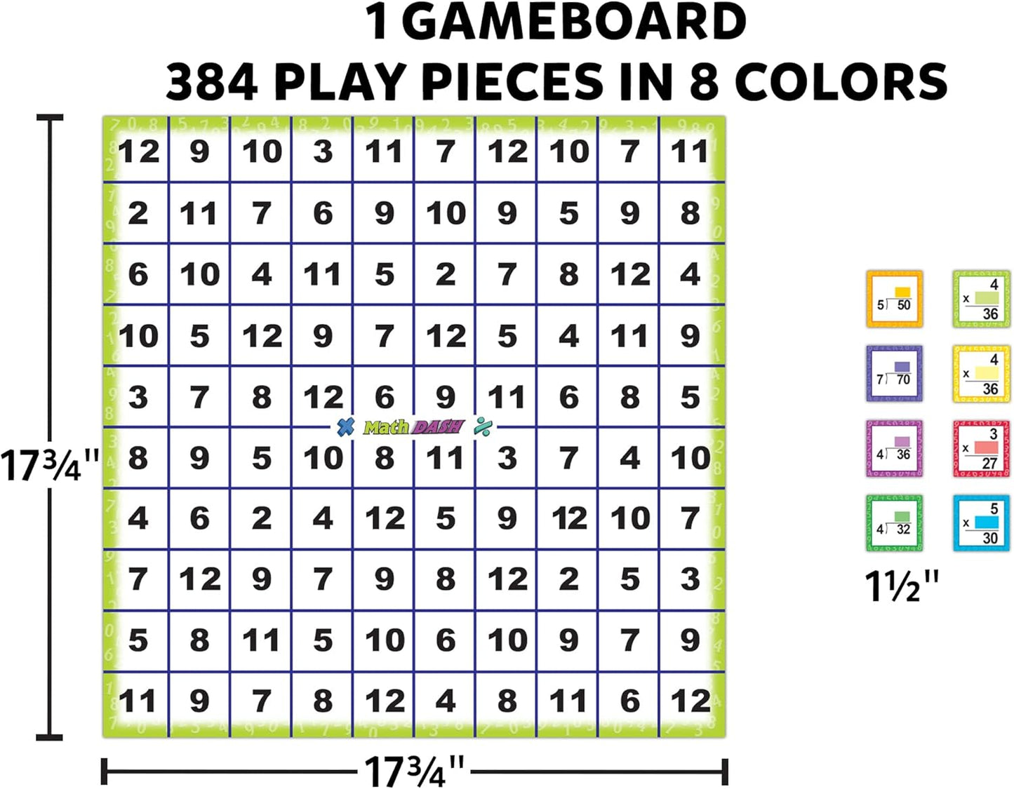 Edupress Learning Well Games, Math Dash/Math Skills Multiplication & Division