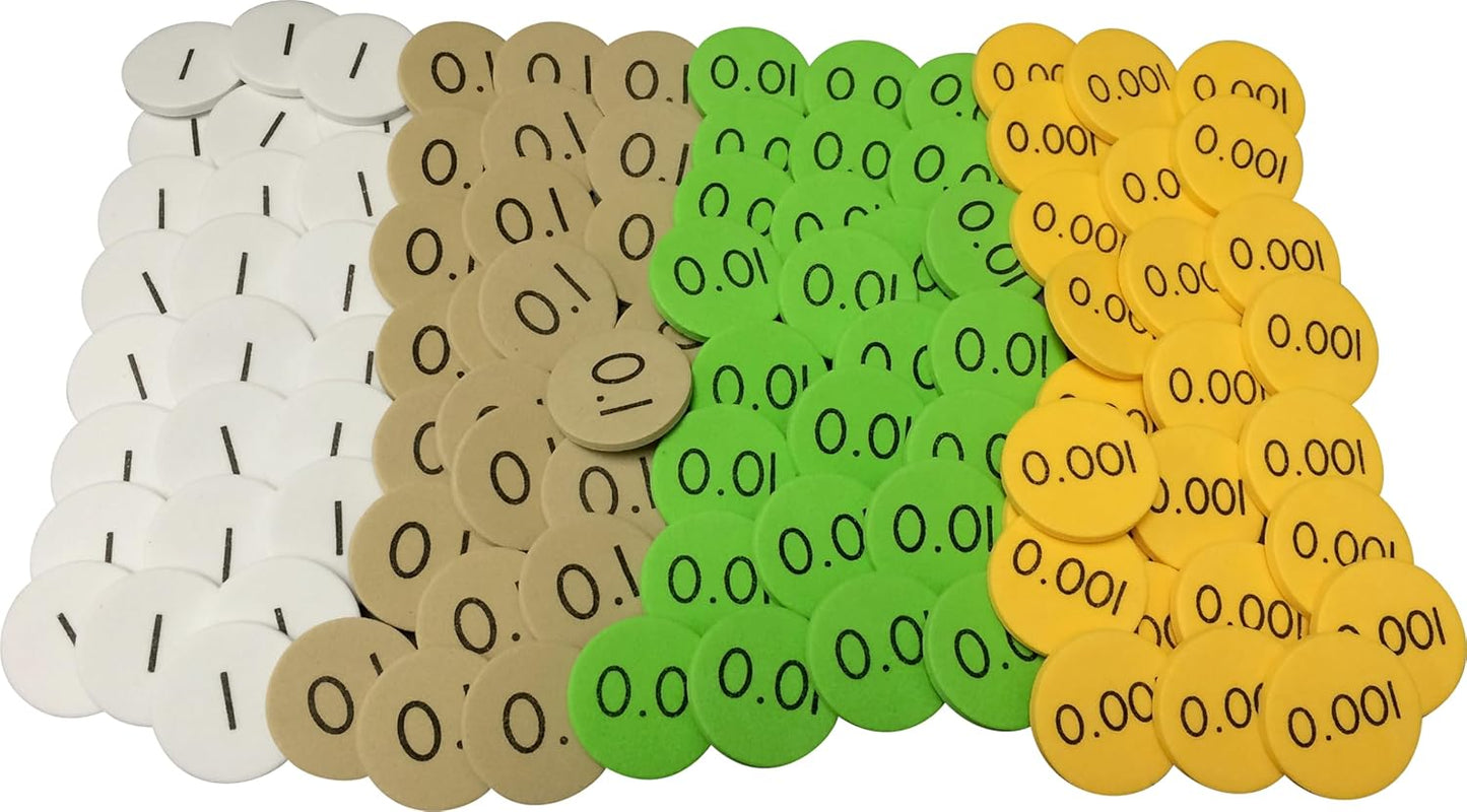 Teacher Created Resources Sensational Math™ Place Value Discs: 4-Value Decimals to Whole Numbers (TCR626635)