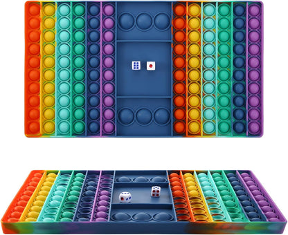 Pop Games Sensory Fidget Toy, Pop Board Math Games for Kids Family Games Multiplication Game, Stress Relief Toys for Girls Boys with Autism ADHD Birthday Gifts for Kids