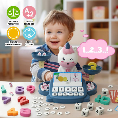 Snugzy Dinosaur Balance Counting Toys Math Game Montessori Toys Learning Games for Kids Educational Toy Gifts for Boys Girls Age 5-7